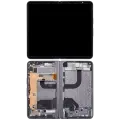 Built-in OLED screen (main screen) Assembly (with mid-frame) for Google Pixel Fold (US and international versions) (Refurbished) (Obsidian Black)