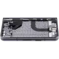 Built-in OLED screen (main screen) Assembly (with mid-frame) for Google Pixel Fold (US and international versions) (Refurbished) (Obsidian Black)
