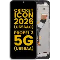 LCD Assembly With Frame For Cricket lcon (2026) (U656AC) / AT&T Propel 3 5G (U656AA) (Refurbished) (All Colors)
