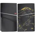 Faceplate Cover (Top & Bottom) For PlayStation 5 Slim (Disc Edition) (Ghost Of Yotei) (Golden Black)