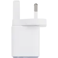 AmpSentrix 30W 2-in-1 USB-C / USB-A Wall Adapter (220V / UK Plug) (Ultramarine)