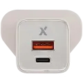 AmpSentrix 30W 2-in-1 USB-C / USB-A Wall Adapter (220V / UK Plug) (Desert Titanium)