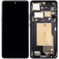 OLED Assembly With Frame For Motorola Moto Signature (XT2603-2 / 2026) (Refurbished) (Carbon)