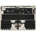 Top Case with Battery and Keyboard (ANSI US) For MacBook Air 15" A3114 (2024) (Used OEM Pull: Grade A) (Starlight)