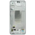 OLED Assembly With Frame For Samsung Galaxy A36 5G (A366 / 2025) (Aftermarket Plus) (White)
