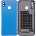 Back Cover Glass With Camera Lens For Samsung Galaxy A40 (A405 / 2019) (Aftermarket Plus) (Blue)