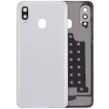 Back Cover Glass With Camera Lens For Samsung Galaxy A40 (A405 / 2019) (Aftermarket Plus) (White)