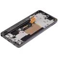 OLED Assembly With Frame Compatible For Motorola Moto G Stylus 5G (XT2619/2026) (Refurbished) (Coal Smoke)