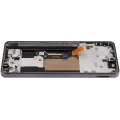 OLED Assembly With Frame Compatible For Motorola Moto G Stylus 5G (XT2619/2026) (Refurbished) (Coal Smoke)