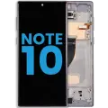 LCD Assembly With Frame (Without FingerPrint Sensor) For Samsung Galaxy Note 10 (US & International)(Aftermarket: Incell)(Test Rating: C)(Aura Glow / Silver)