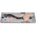 LCD Assembly With Frame (Without FingerPrint Sensor) For Samsung Galaxy Note 10 (US & International)(Aftermarket: Incell)(Test Rating: C)(Aura Glow / Silver)