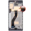 LCD Assembly With Frame (Without FingerPrint Sensor) For Samsung Galaxy Note 10 (US & International)(Aftermarket: Incell)(Test Rating: C)(Aura Black)