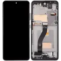 LCD Assembly With Frame (Without FingerPrint Sensor) For Samsung Galaxy S21 Ultra (US & International)(Aftermarket: Incell)(Test Rating: C)(Phantom Black)