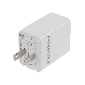 AmpSentrix 65W USB-C GaN Wall Adapter (110V / US Plug)