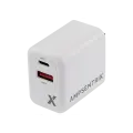 AmpSentrix 20W Dual-Port (USB-C + USB-A) Wall Adapter
