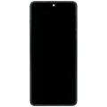 Inner OLED Assembly With Frame For Oppo Find N3 Flip (Refurbished) (Black)