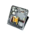 Inner OLED Assembly With Frame For Oppo Find N3 Flip (Refurbished) (Black)
