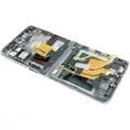 Inner OLED Assembly With Frame For Oppo Find N3 Flip (Refurbished) (Black)