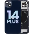 Back Glass w/ MagSafe Magnet & NFC & Flashlight Flex For iPhone 14 Plus (Service Pack) (Midnight)