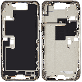 Mid-Frame Housing W/ Small Parts For iPhone 16 Pro Max (US Version) (Used OEM Pull: Grade C) (Natural Titanium)