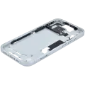 Mid-Frame Housing W/ Small Parts For iPhone 15 (EU / Global Version) (Used OEM Pull: Grade C) (Blue)