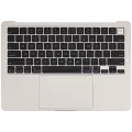 Top Case with Battery and Keyboard (ANSI US) For MacBook Air 13" A3240 (2025) (Used OEM Pull: Grade A) (Starlight)