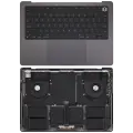 Top Case with Battery and Keyboard (ANSI US) For MacBook Pro 14" A3401 (2024) (Used OEM Pull: Grade A) (Space Black)
