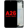 OLED Assembly With Frame For Samsung Galaxy A26 5G (A266 / 2025) (Aftermarket Plus) (Black)