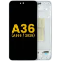 OLED Assembly With Frame For Samsung Galaxy A36 5G (A366 / 2025) (Refurbished) (White)