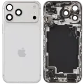 Back Housing W/ Charging Port Flex & Small Parts For iPhone 17 Pro Max (US Version) (Used OEM Pull: Grade B) (Silver)