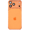 Back Housing W/ Charging Port Flex & Small Parts For iPhone 17 Pro Max (US Version) (Used OEM Pull: Grade B) (Cosmic Orange)