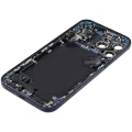 Back Housing W/ Charging Port Flex & Small Parts For iPhone 17 Pro Max (US Version) (Used OEM Pull: Grade B) (Deep Blue)