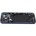 Back Housing W/ Charging Port Flex & Small Parts For iPhone 17 Pro Max (US Version) (Used OEM Pull: Grade B) (Deep Blue)