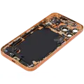 Back Housing W/ Charging Port Flex & Small Parts For iPhone 17 Pro Max (US Version) (Used OEM Pull: Grade C) (Cosmic Orange)