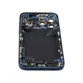Back Housing W/ Charging Port Flex & Small Parts For iPhone 17 Pro Max (US Version) (Used OEM Pull: Grade C) (Deep Blue)
