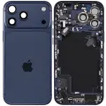 Back Housing W/ Charging Port Flex & Small Parts For iPhone 17 Pro Max (EU / Global Version) (Used OEM Pull: Grade B) (Deep Blue)