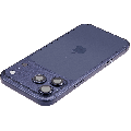 Back Housing W/ Charging Port Flex & Small Parts For iPhone 17 Pro Max (EU / Global Version) (Used OEM Pull: Grade B) (Deep Blue)
