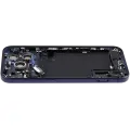 Back Housing W/ Charging Port Flex & Small Parts For iPhone 17 Pro Max (EU / Global Version) (Used OEM Pull: Grade C) (Deep Blue)