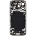 Back Housing W/ Charging Port Flex & Small Parts For iPhone 17 Pro (US Version) (Used OEM Pull: Grade B) (Silver)