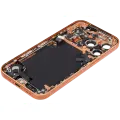 Back Housing W/ Charging Port Flex & Small Parts For iPhone 17 Pro (US Version) (Used OEM Pull: Grade B) (Cosmic Orange)