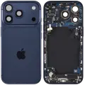 Back Housing W/ Charging Port Flex & Small Parts For iPhone 17 Pro (US Version) (Used OEM Pull: Grade B) (Deep Blue)