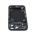 Back Housing W/ Charging Port Flex & Small Parts For iPhone 17 Pro (US Version) (Used OEM Pull: Grade B) (Deep Blue)