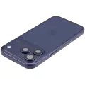 Back Housing W/ Charging Port Flex & Small Parts For iPhone 17 Pro (US Version) (Used OEM Pull: Grade C) (Deep Blue)