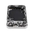 Back Housing W/ Charging Port Flex & Small Parts For iPhone 17 Pro (EU / Global Version) (Used OEM Pull: Grade B) (Silver)