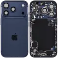 Back Housing W/ Charging Port Flex & Small Parts For iPhone 17 Pro (EU / Global Version) (Used OEM Pull: Grade B) (Deep Blue)