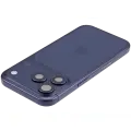 Back Housing W/ Charging Port Flex & Small Parts For iPhone 17 Pro (EU / Global Version) (Used OEM Pull: Grade B) (Deep Blue)