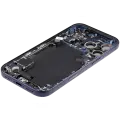 Back Housing W/ Charging Port Flex & Small Parts For iPhone 17 Pro (EU / Global Version) (Used OEM Pull: Grade B) (Deep Blue)