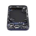 Back Housing W/ Charging Port Flex & Small Parts For iPhone 17 Pro (EU / Global Version) (Used OEM Pull: Grade B) (Deep Blue)