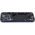 Back Housing W/ Charging Port Flex & Small Parts For iPhone 17 Pro (EU / Global Version) (Used OEM Pull: Grade B) (Deep Blue)