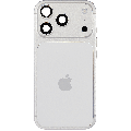 Back Housing W/ Charging Port Flex & Small Parts For iPhone 17 Pro (EU / Global Version) (Used OEM Pull: Grade C) (Silver)